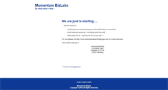 Desktop Screenshot of momentumbizlabs.com